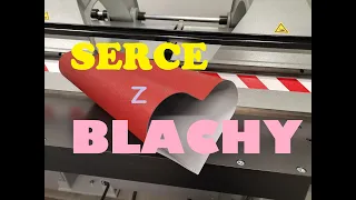Serce z blachy - obróbki blacharskie gięcie na wymiar opierzenia zaginane na maszynie CNC eblachy.pl