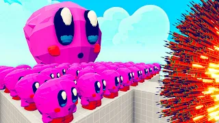 50x KIRBY + 1x GIANT vs 1x EVERY GOD   Totally Accurate Battle Simulator TABS