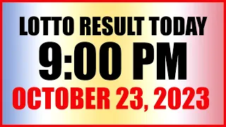 Lotto Result Today 9pm Draw October 23, 2023 Swertres Ez2 Pcso