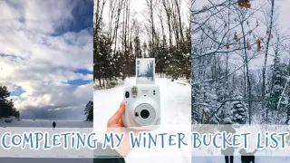 COMPLETING the ULTIMATE WINTER BUCKET LIST 2021!