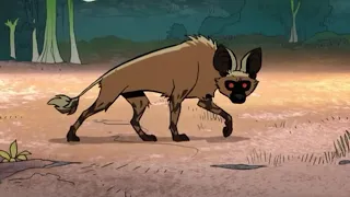 Spear and Fang are stalked by wild dogs.