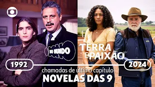 CRONOLOGIA | Chamadas de último capítulo das novelas das 9 (1992-2024)