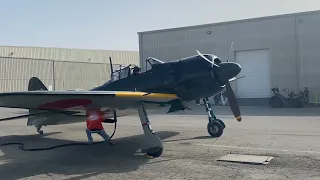 Mitsubishi A6M5 zero start up