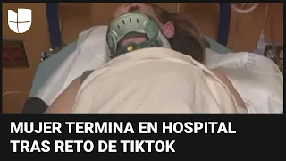 Nuevo reto viral de TikTok con baldes envía a una madre de urgencia al hospital