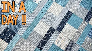 Canal | Layer Cake Quilt Pattern | In A Day | Quick and Easy