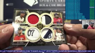 2018 Topps Museum Collection Baseball 6 Box Break #6