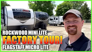 Rockwood/Flagstaff RV Factory Tour!! (Part 2: Mini Lite & Micro Lite)