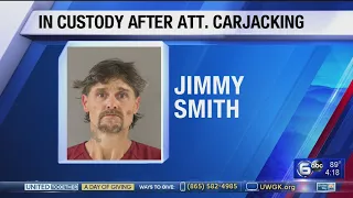 Suspect in custody after attempted carjacking