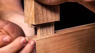 How to cut a MORTICE AND TENON JOINT by HAND