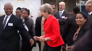 Theresa May Dancing To Chuckle Brothers