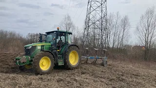 Wiosenna orka nieużytków, John Deere 6095mc & Rabewerk🤌🚜