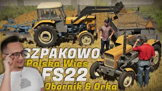 Polska Wieś: SZPAKOWO ✅ Let's Play [FS22] 😱Oporowa Orka Łąki  & Obornik 🔥 MafiaSolecTeam [MST]