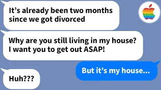 【Apple】 We got divorced two months ago but he still hasn't moved out...