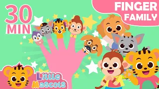 Finger Family + Head Shoulder Knees and Toes + more Little Mascots Nursery Rhymes & Kids Songs