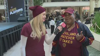 Cleveland Cavaliers vs. New York Knicks: Fans prepare for Game 5 at Tower City tailgate