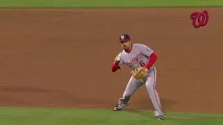 WSH@OAK: Rendon makes a nice barehanded play for out