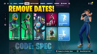 Fortnite Item Shop Cosmetics have Remove Dates..