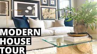 Modern Luxury House Tour: Living & Dining Room | DIY with KB