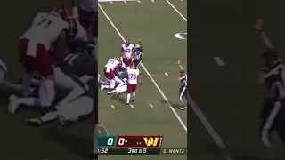 Carson wentz sacked 9 times vs phillys defense!!!!