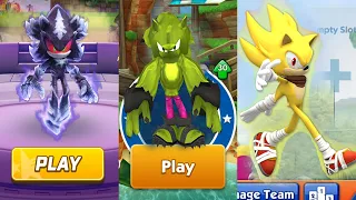 Sonic Dash vs Sonic Forces vs Sonic Dash 2 Sonic Boom - Hulkhog vs Mephiles All Characters Unlocked