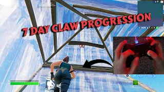 My 7 Day DOUBLE CLAW Progression﻿ 😈 (Insane Results!!!) (Fortnite Chapter 4 Season 1)