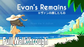 Evan's Remains - Full Gameplay Walkthrough [HD 1080P]