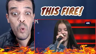 Daneliya Tuleshova - FIRE / live on KTK TV | REACTION DZ