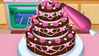 Fun 3D Cake Cooking Game- My Bakery Empire Color, Decorate Serve Cakes Butterfly Heart Princess Cake