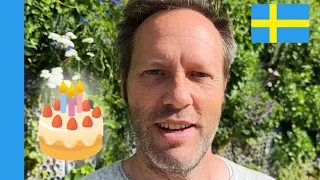 Today is my birthday! 🎂 - Swedish with subtitles 🇸🇪