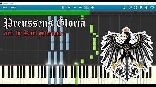 Preussens Gloria (piano arr. by Karl Sternau) w/ sheet music