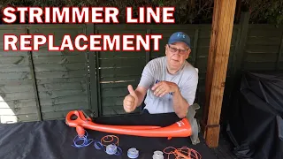 How to replace string trimmer edger line / strimmer wire