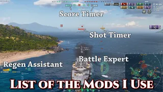 World of Warships: List of Mods Aerroon Uses