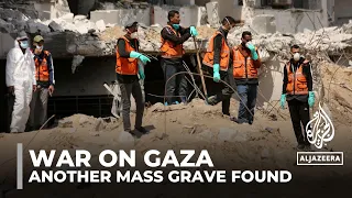 Another mass grave found in Gaza: Dozens of bodies exhumed at site in al-Shifa