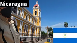 Walking ancient capital of Nicaragua, the poorest country in Central America