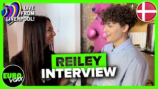 DENMARK EUROVISION 2023: REILEY - BREAKING MY HEART (INTERVIEW) // Live from Liverpool