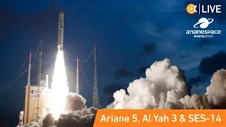 Трансляция пуска Ariane 5 (SES-14 & Al Yah 3)