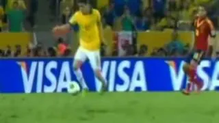 Amazing Goal Neymar Brazil Vs Spain 3-0 Confederations Cup Final 2013