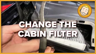 How to CHANGE THE CABIN FILTER on a BMW X4 M40i (2014-2017 F26) | or X3 (2000-2016 F25)