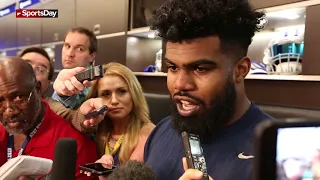 Ezekiel Elliott talks about being able to play Sunday against the Chiefs