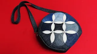 DIY"자투리 원단" 절대 버리지 마세요!/Don't throw away the scraps.It can be a "luxury bag"/cute cross bag