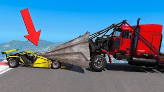 Flip Car vs Flip Truck (GTA 5 Face to Face)