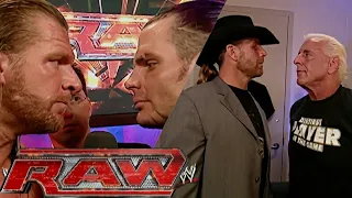 Triple H, Ric Flair & Shawn Michaels Backstage Segments RAW Nov 26,2007