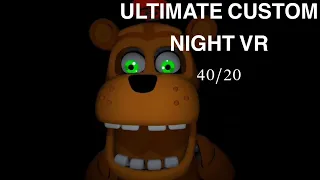 Ultimate Custom Night Vr 40/20 mode completed ( Meta Quest 2 )