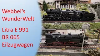 Neues auf meiner Modellbahn: Litra E 991, BR 065 und Eilzugwagen zum VT 92.5 von Märklin Ostern 2022