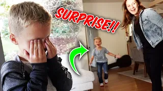 Close Your EYES! HUGE SURPRISE For Jackson! | Ellie and Jared