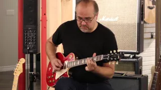 Greg Koch demos Fishman Fluence Les Paul Humbucker set at The Guitar Shop