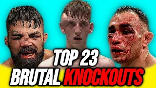 23 Most Brutal Knockouts You'll Ever See | MMA, Bare Knuckle & Kickboxing