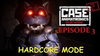 HARDCORE MODE - CASE 2 Animatronics Survival: Episode 3 Full Playthrough Gameplay (Horror Game )