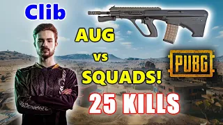 Team Liquid Clib - 25 KILLS - AUG vs SQUADS! - PUBG