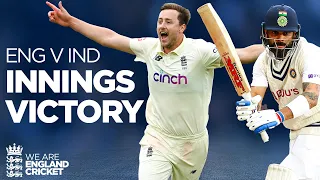 Ollie Robinson Stars To Beat India | Final Day IN FULL | England v India 2021